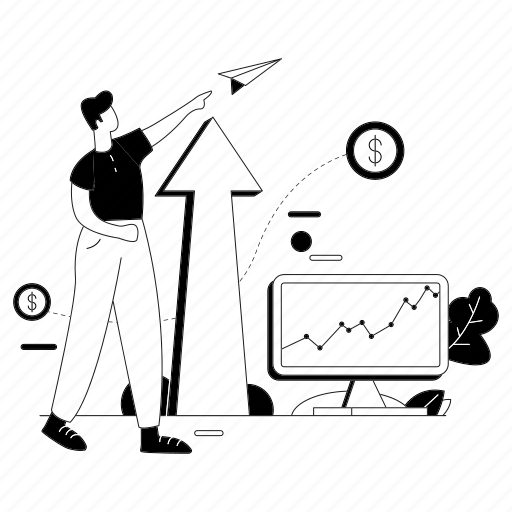 Value, growth, analytics, chart illustration - Download on Iconfinder