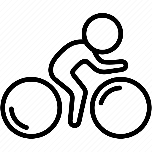 Workout, editable, stroke, bicycling, training, content, fitness icon - Download on Iconfinder