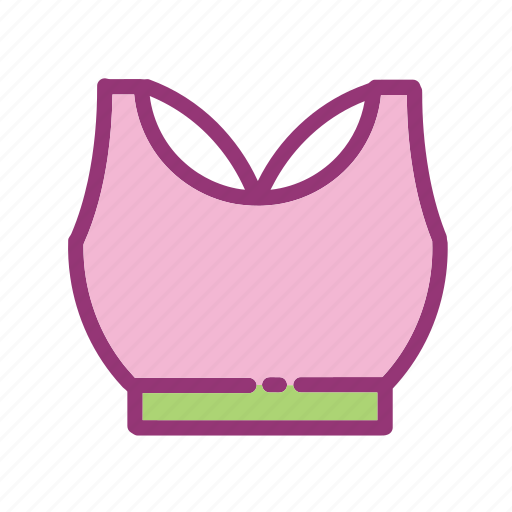 Bra, clothes, fitness, gym, sports, tops, workout icon - Download on Iconfinder