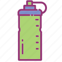 bottle, equipment, fitness, gym, sports, tumbler, workout