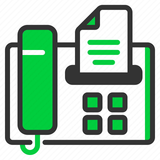 Fax, document, print, faximile icon - Download on Iconfinder