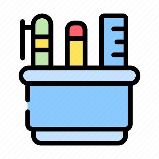 Case, office, pensil, workplace icon - Download on Iconfinder