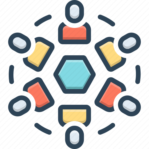 Group, cluster, team, congregation, conglomeration, crowd, teamwork icon - Download on Iconfinder