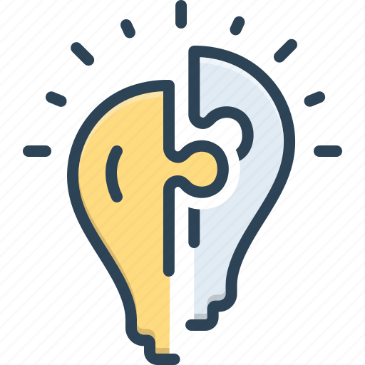 Creativity, solving, bulb, jigsaw, resolve, mystery, puzzle icon - Download on Iconfinder