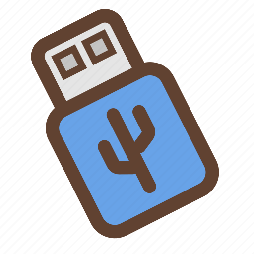 Computer device, data storage, external drive, flash drive, storage, universal serial bus, usb icon - Download on Iconfinder