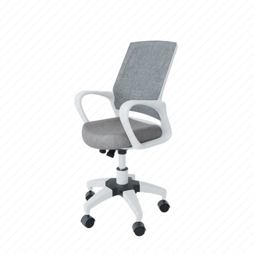 Chair, sit, furniture, home seat, armchair, office chair, office 3D illustration - Download on Iconfinder
