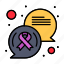 cancer, chat, communication, message, sign 