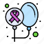 balloons, cancer, day, health, world 