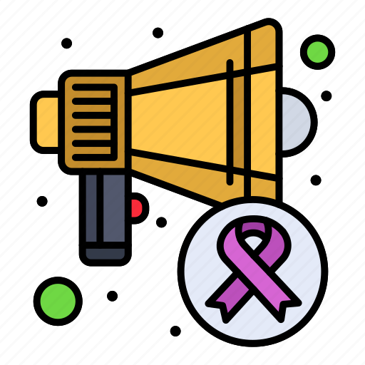 Awareness, cancer, day, speaker, world icon - Download on Iconfinder