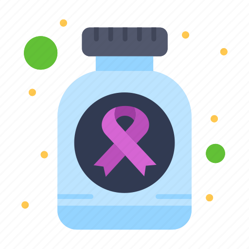 Bottle, cancer, medicine, pills, sign icon - Download on Iconfinder