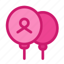 balloon, breast cancer, pink ribbon, healthcare and medical, awareness, breast, health, cancer, medical