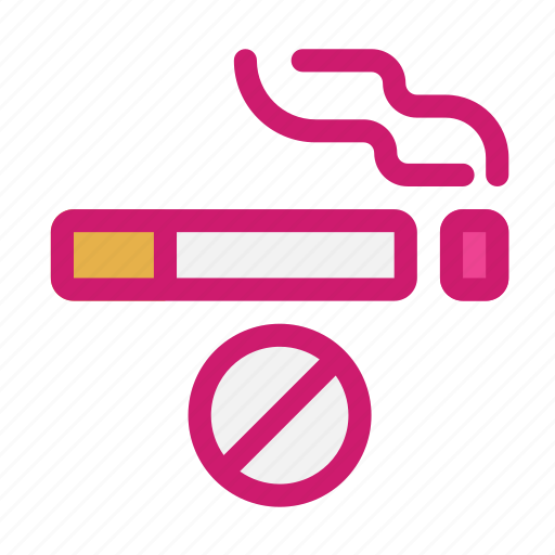 No smoking, prohibition, quit smoking, no smoke, cigarette, smoking, forbidden icon - Download on Iconfinder