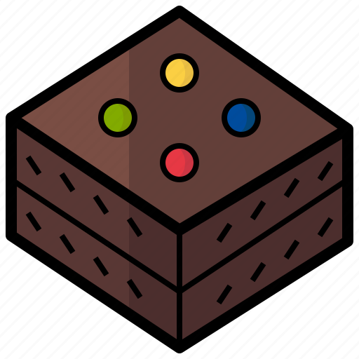 Brownie, bakery, food, chocolate, dessert, sweet icon - Download on Iconfinder