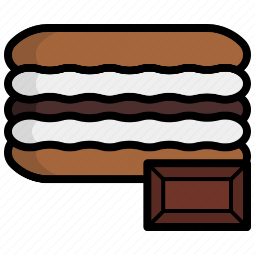 Macaron, cocoa, dessert, bakery, sweet, chocolate icon - Download on Iconfinder