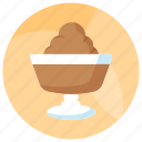 pudding, chocolate, mousse, dessert, sweet, food, yummy