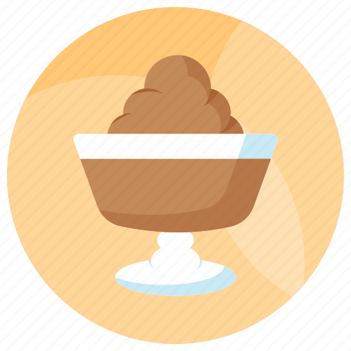 Pudding, chocolate, mousse, dessert, sweet, food, yummy icon - Download on Iconfinder