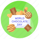 world, chocolate, day, food, dessert, wafer, biscuit