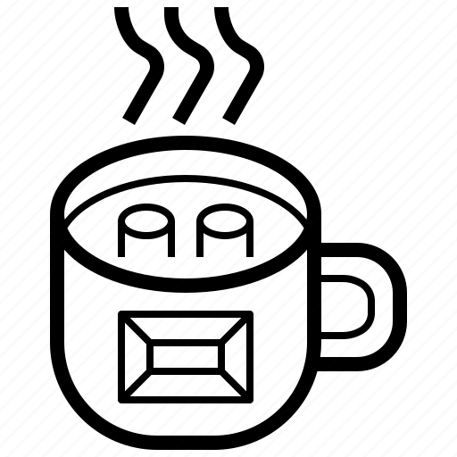 Hot, chocolate, food, drink, and, restaurant, cocoa icon - Download on Iconfinder