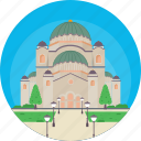 belgrade, church of saint sava, serbia, temple of saint sava, vračar