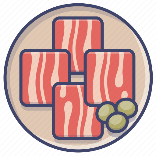 Dish, food, ham, spanish icon - Download on Iconfinder