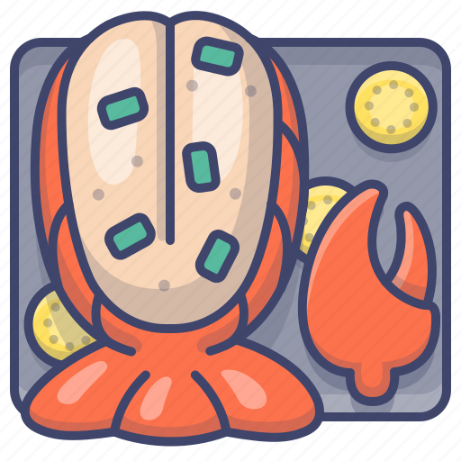 Baked, lobster, seafood, shrimp icon - Download on Iconfinder