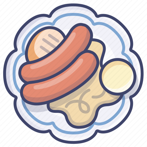 Breakfast, frankfurter, germany, sausage icon - Download on Iconfinder