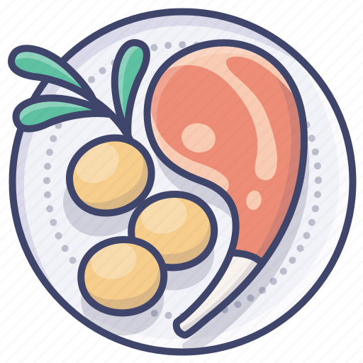 Chops, cuisine, lamb, ribs icon - Download on Iconfinder