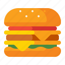 burger, cheeseburger, food, hamburger