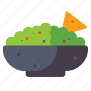 guacamole, avocado, food, dip
