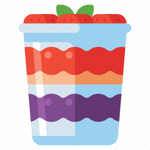 Parfait, frozen, dessert icon - Download on Iconfinder