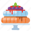 pavlova, cake, food 