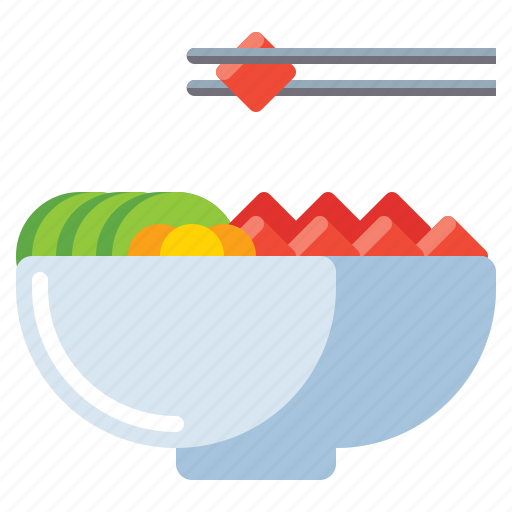 Poke, bowl, dish, food icon - Download on Iconfinder