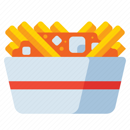 Poutine, french fries, food icon - Download on Iconfinder