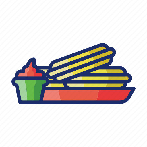 Churros, sweet, food icon - Download on Iconfinder
