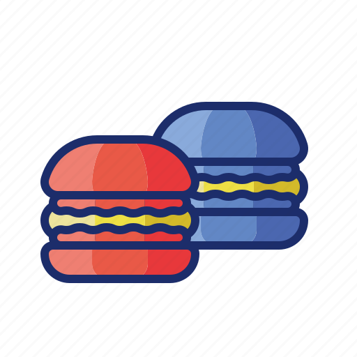 Macaroons, food, sweet icon - Download on Iconfinder