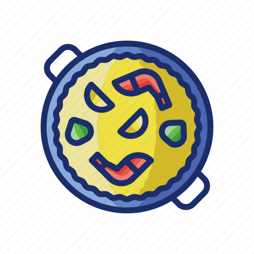 Paella, rice, food icon - Download on Iconfinder