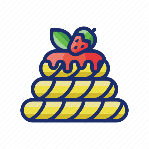Pavlova, cake, sweet, food icon - Download on Iconfinder
