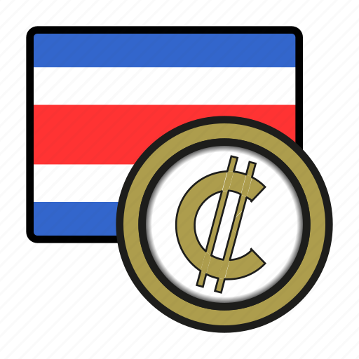 Coin, colon, exchange, money, costa rica, payment icon - Download on Iconfinder