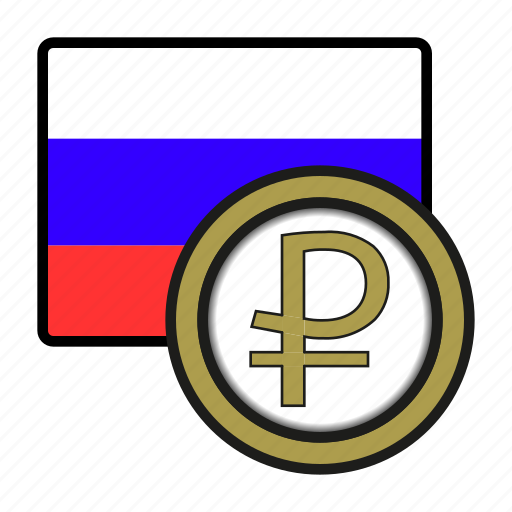 Coin, exchange, ruble, russia, money, payment, russian flag icon - Download on Iconfinder