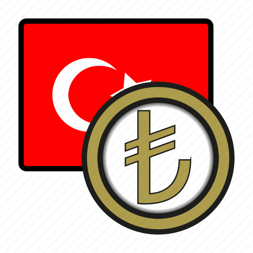 Coin, exchange, lira, turkey, money, payment, turkey flag icon - Download on Iconfinder