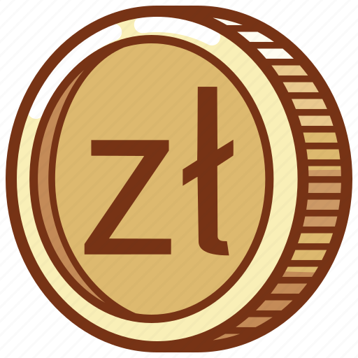 Zloty, poland, currency, money, coin, wealth, economy icon - Download on Iconfinder