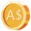 australian, dollar, currency, money, coin, wealth, economy, exchange 
