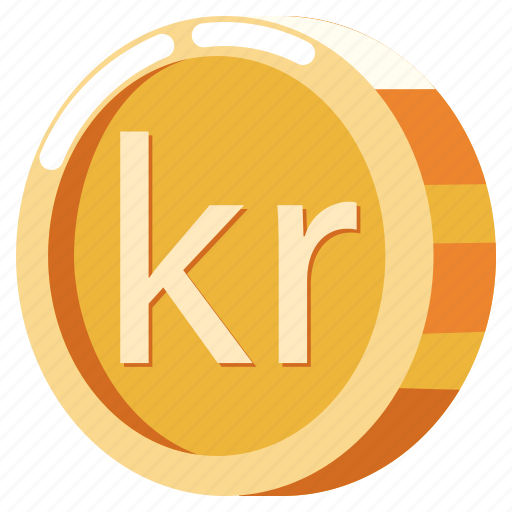 Krone, denmark, currency, money, coin, wealth, economy icon - Download on Iconfinder