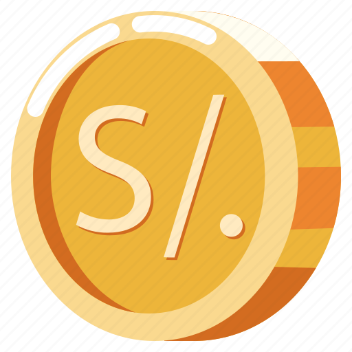 Sol, peru, currency, money, coin, wealth, economy icon - Download on Iconfinder