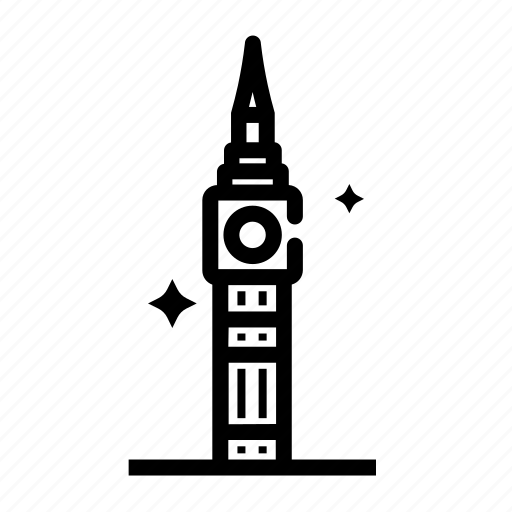 Big, ben, united kingdom, clock, lanmark, london, monument icon - Download on Iconfinder
