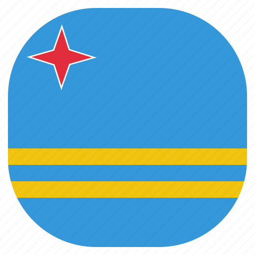 Aruba, aruban, country, flag, national icon - Download on Iconfinder