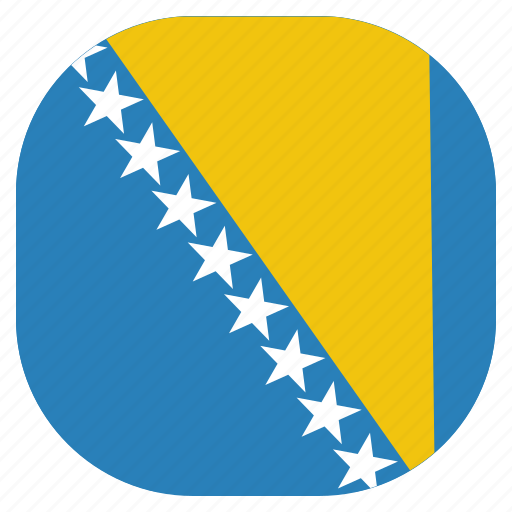 Bosnia, country, flag, herzegovina, national icon - Download on Iconfinder