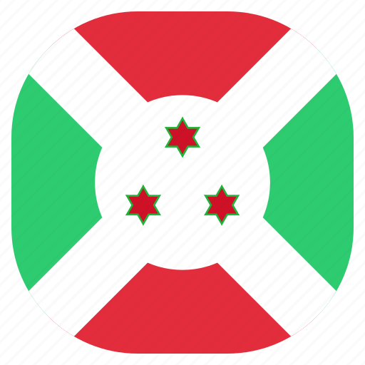Burundi, country, flag, national icon - Download on Iconfinder