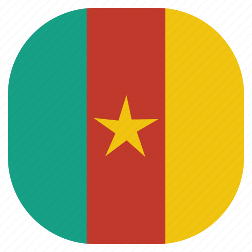 Cameroon, cameroonian, country, flag, national icon - Download on Iconfinder