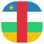 african, central, country, flag, national, republic 
